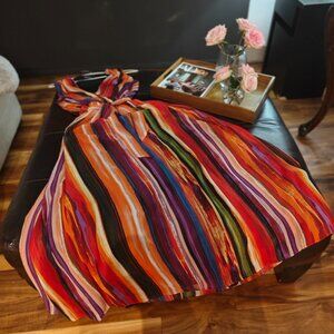 Donna Ricco Multi Color Full Length Gown